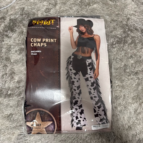 Cow print chaps - Picture 1 of 2